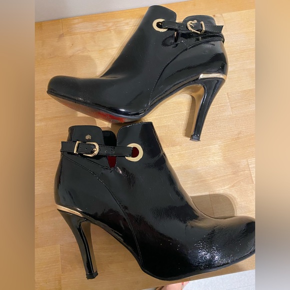 Stiletto Bootie Heels - Black - size 39 - Picture 4 of 7